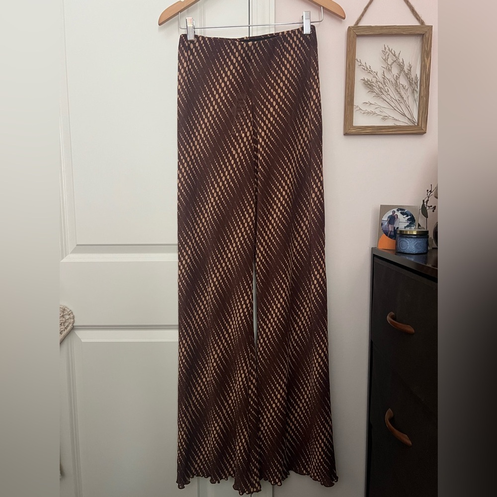 NWT UO Margot Printed Wide-Leg Pant